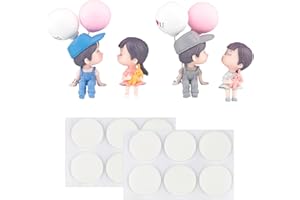 NTGRTY Decoración interior del coche, 2 pares decoración de pareja de coche, adornos de pareja lindos para el coche - Regalo de San Valentín