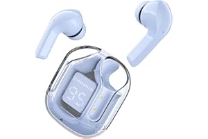 bestyks Auriculares Inalambricos Bluetooth，Cascos Inalambricos Bluetooth 5.3 Sonido Envolvente con ENC Mic, Controlador de 13 mm, 25H Cascos Inalambricos con Reducción de Ruido, IP5 Impermeable，Azul