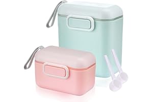 JIAHUADE Milchpulver Portionierer,2 Stück Milchpulver Dose Baby,Tragbarer Milchpulver Behälter,Baby Milchpulver Container,Milch Pulver Spender,Milchpulver Box,Milchpulver Aufbewahrungsbox