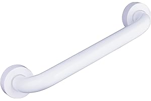 Ridder A00130101 Maniglione per vasca da bagno in acciaio rivestito, 30 cm, colore: Bianco