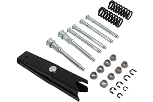 Generic Truckdörr Gångjärn Stift Bussning Reparationssats Hållbart Metalluppgraderingsverktyg för Chevy S10 Pickup Blazer 199