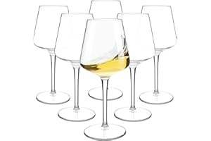 HAHASHOW Copas de Vino Tinto Irrompibles de Plástico Tritan, Juego de 6 Vasos Inastillables para Fiestas de Camping, 445 ml