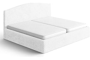 ‎PAULATO BY GA.I.CO. PAULATO Husse für Kingsize-Bett über das Kopfteil und Grundgestell rüberziehen, Husse für Boxspringbetten 180-220cm Mikrofaser, bi-elastisches, kratzfestes und maschinenwaschbares Gewebe Made in Italy