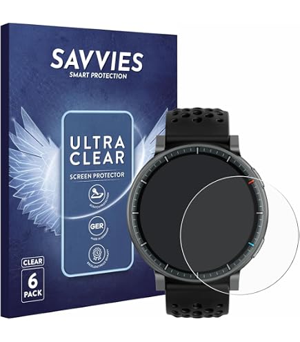 Pack De 2 Protections D'écran En Verre Trempé 9H 3D Full Cover Pour Amazfit GTS - Neuf