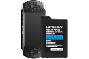 FLSTOR Akku für PSP 1000, 3600mAh 3.6V Lithium Ionen Ersatz kompatibel mit Sony PSP 1000 Konsole, (Nicht für PSP 2000/3000/PS Vita)
