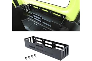 GMDUHK Organiseur de coffre latéral de voiture pour Suzuki Jimny JB64 JB74 2019-2024 (aluminium, 1 pièce)