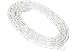 NKlaus Mèche en Fibre de Verre 1m Ronde Ø 4mm pour Lampe à Alcool pour Huile de Lampe purifiée Huile de Paraffine mèche permanente Torche de Jardin Lampe à pétrole 1251