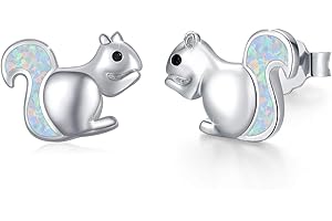 Schildkröte Ohrringe 925er Sterlingsilber Opal/Abalone Ohrringe für Frauen Tier Ohrstecker für Mädchen Schildkröte Geschenke für Kinder…