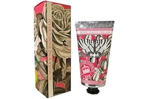 The English Soap Company Royal Botanical Gardens Kew Hand Cream, Rose Hand Cream, Moisturising Hand Cream for Men and Women, Summer Rose Scent 75ml