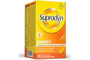 BAYER Supradyn Energy 90 Comprimidos + 30 de regalo | Multivitaminas, Minerales y Coenzima Q10