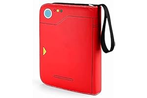 JoyHood Classeur Cartes compatible avec TCG Cartes, Album Carte, Livre Rangement Carte Collection, Porte Cartes à Collectionner, Capacité de 720 Cartes (Rouge)