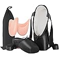 IJONDA Adult Ballet Pointe Shoes for Girls Women with Toe Pads and Mesh Bag