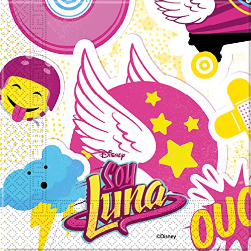 36-teiliges Party-Set Soy Luna – Teller Becher Servietten für 8 Kinder - 4