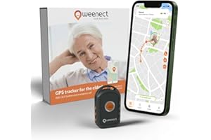 Weenect Silver – GPS-Notruf für Senioren | Unbegrenzte Reichweite | 7 Tage Akkulaufzeit | SOS-Taste | Notruftelefon | 2G | ABO erforderlich