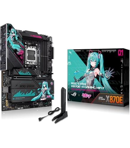 ASUS ROG Astral RTX 5080 16GB GDDR7 OC Hatsune Miku Edition - Scheda Grafica Gaming Con 4 Ventole E PCIe 5.0 - 5