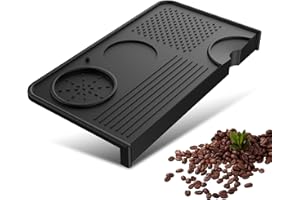 Anhow Coussin de Poudre de Café, Tapis de Bourrage de Café en Silicone Tamper Café Expresso Accessoire Barista Tamper pour Barista Tool Accueil Cuisine Café, 21 x 14 cm