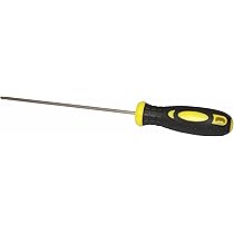 JUSTHERE Kettensägenfeilen 5/32 Zoll (4 Mm) – 12er Pack, Für Scharfe Sägeketten, Aus Robustem Lagerstahl