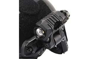 AQzxdc Taktisches Taschenlampen-Set, Verstellbares Helmvisier, mit Airsoft-Helm und Helmüberzug, für Paintball BBS Gun Shooting Game Halloween Cosplay Party