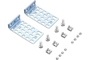 PhyinLan 1U Rack Mount Kit for Cisco Switches Rack Ears for Catalyst 3750/3750G/3750V2 Series and 2960 Series
