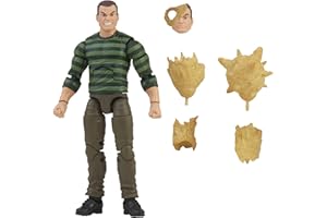 Spider-Man Hasbro Marvel Legends Series-Uomo Sabbia, Action Figure da 15 cm, Design Premium, Include 5 Accessori, Multicolore, F2793