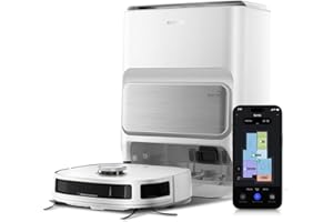 Eureka J12 Ultra robot odkurzający z automatyczną stacją opróżniania, mycie suszenia, robot odkurzający 5000 Pa, mop obrotowy, podwójna nawigacja LiDAR, unikanie przeszkód 3D AI