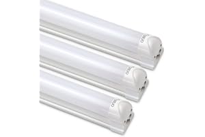 ‎OUBO OUBO [3er Pack zum Sparpreis] LED Leuchtstoffröhre komplett 120CM LED Tube T8 Röhre Leuchtstofflampe mit Fassung, 18 Watt, 2150 Lumen, Warmweiß 3000K