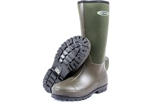 Dirt Boot Neoprene Mucker Casual Unisex Wellies - Waterproof Rain Boots, Easy Wipe Clean Wellington Muck Boots, Durable, Sturdy Shoes - for Walking, Travelling