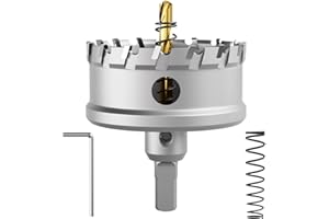 CSOOM Sega a tazza in metallo duro ad alte prestazioni, TCT. Acciaio inossidabile e rete metallica sono la scelta ideale (75 mm)