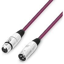 Adam Hall Cables 3 STAR MMF 0050 BL - Mikrofonkabel XLR Female Auf XLR Male 0 5 M Blau 50745