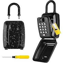 Cassettone Sicuro Per Chiavi Balala - Portachiavi A 12 Cifre Impermeabile Con Gancio Da Muro Per Esterni, Casa, Garage E Airbnb - Foto 2