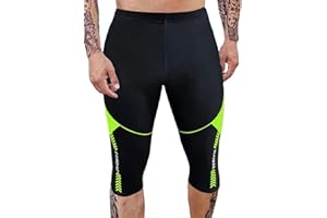 FEOYA Jammer Mens Swimming Swimsuit Quick-Drying Mid Jammers Swim Trunk Shorts Beach Surfing Fitness Training Swim Pants for Men