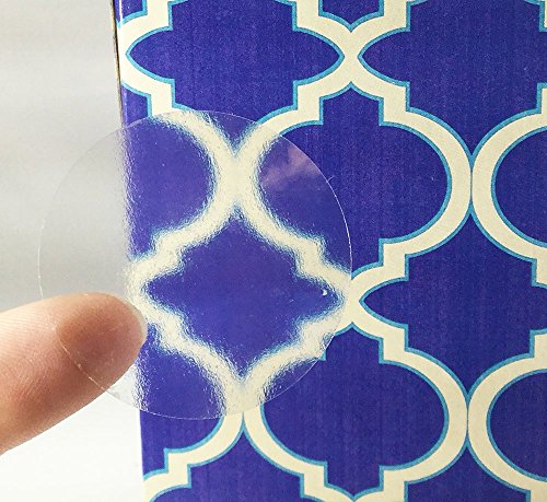 Claro Transparente Circulo Punto Pegatinas 19 mm 3 4 Pulgada Redondo 500 Etiquetas en un Rollo reviews Claro Transparente Circulo Punto Pegatinas 19 mm 3 4 Pulgada Redondo 500 Etiquetas en un Rollo