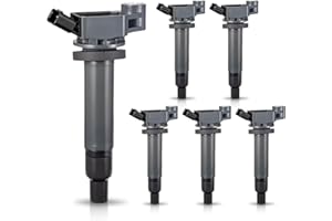 ENA Ignition Coil Pack UF267 Fits for V6 3.0L 3.3L Compatible with 1999 2000 2001 2002 2003 2004 2005 2006 Lexus ES300 RX300 Toyota Avalon Camry Highlander Sienna Solara Lexus RX400h Coils Pack, Set of 6