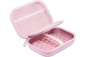 ProCase Funda para Cámara Digital, Compatible con FHD 1080P Camera, Kodak Pixpro FZ55/FZ45/FZ53/FZ43, Canon IXUS 285 HS, Sony W800, Estuche Rígido y Compacto, Protección Portátil para Viaje-Rosa