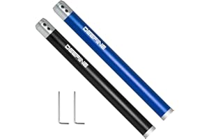 DEEFIINE Drechseleisen Set mit Hartmetall-Schneidplatten,Drechseleisen Drehwerkzeuge Messergriff (blau+schwarz)