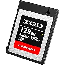 INDMEM　XQDメモリーカード 128GB Amazon.com: INDMEM XQD 128GB Memory Cards, 5X Tough MLC XQD