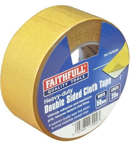 Ruban Adhésif Bâtiment Everbuild EVB2HDDST50 Ruban Adhésif Double Face, Résistant, 50 Ruban Adhésif Multi Usage