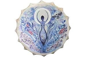 Schamanentrommel Sibirische Trommel, Spirit Music Drum Stick mit Drum Stick Home Office Decor Collection (2)