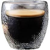 &Ccedil;ift Cidarlı Buzlu Tasarım Kahve, Latte, Su Bardağı, 250 ML, Cam Bardak, 1 Adet - 12220