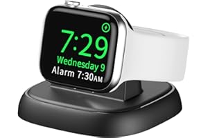 LVFAN Wireless Charging Stand for Apple Watch, Magnetic Fast Charger for iWatch, Portable Charging Dock for Apple Watch Series 10/9/8/7/6/5/4/3/2/SE/SE 2/Ultra/Ultra 2 (Black)