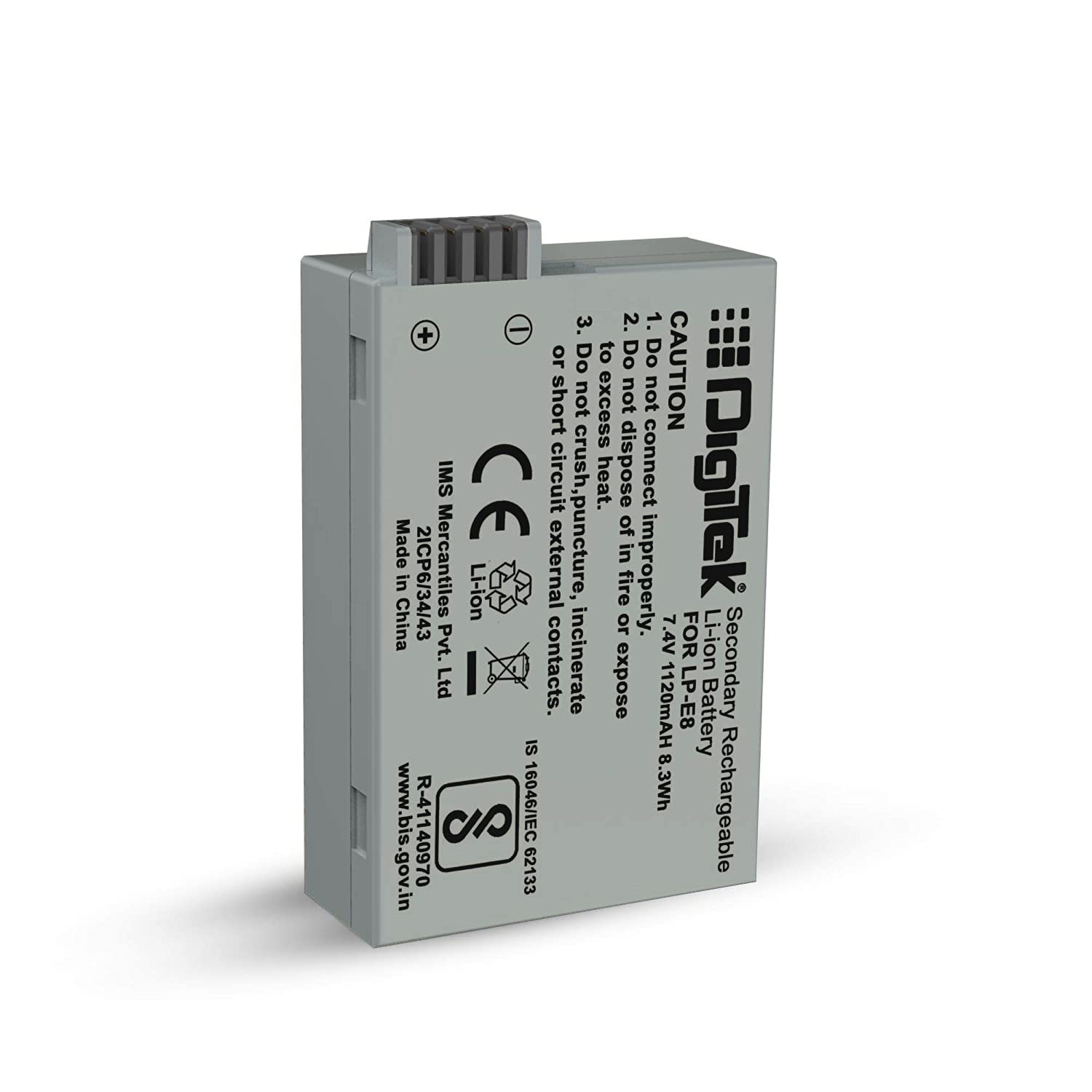 DIGITEK® LP E8 Lithium-ion Rechargeable Battery Review: Eco Friendly & BIS Approved