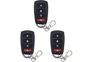 DieseRC 3 st fjärrkontroll för garagedörr kloning 433 MHz universell fjärrkontroll trådlös nyckelring duplicator