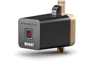 Salamander Pumps - Mains Booster HomeBoost Inline Pump - Boosts Flow to 12L/Min - Suitable for Mains Fed Systems - Quiet Mark - 3 Year Warranty