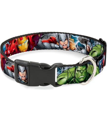 Collare Per Cani Marvel - Licenza Ufficiale | Tessuto Resistente In Poliestere | Con Gancio Per Sacchetti | Taglia S - Foto 4
