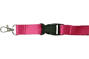 ‎SBS SBS Schlüsselband 25mm 10 Stück Pink Lanyard Trageband Bändel