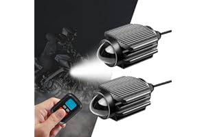 VSYSTO Motorcycle Headlight Motorcycle Spotlights Waterproof Additional Lights LED Driving Light Auxiliary Lights Fog Light for Motorcycle Truck Bike Off Road 2Pcs
