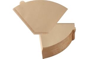 YOOSSO 160 Pezzi Filtri Caffe Americano, 4 Forma a U filtri per Caffè Filtri In Carta Per Caffè Caffè Filtro per Casa Ufficio Tazza con Filtro Filtro Manuale (8-12 Tazze)