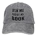 Produktbild Ask Me About My Book Vintage Jeans Baseball Cap For Men And Women