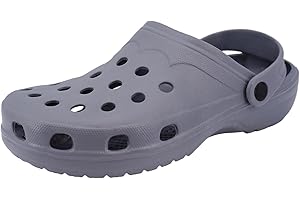 JOMIX Sabot Uomo Zoccoli in Gomma Eva Leggeri Antiscivolo Ciabatte da Spiaggia e Giardino Pantofole Estive Sandali Uomo da Mare e Piscina