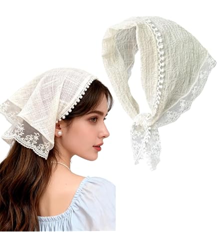 Lot De 5 Bandeaux Bandanas Floraux élastiques - Style Bohème Festival